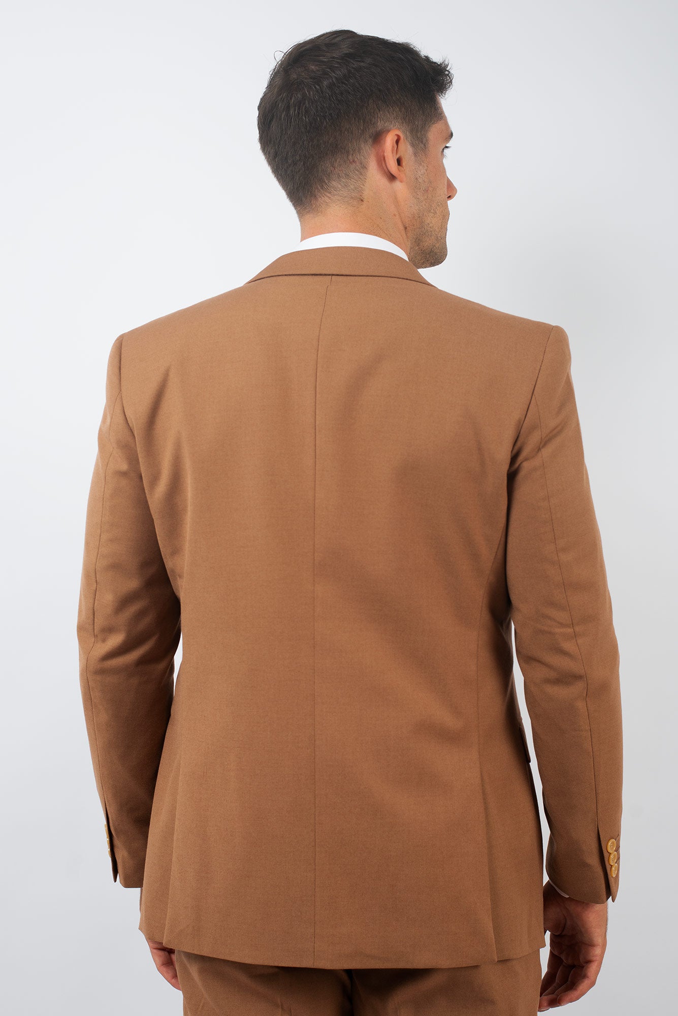 Traje Slim Fit Dos Piezas Caramel Coffee