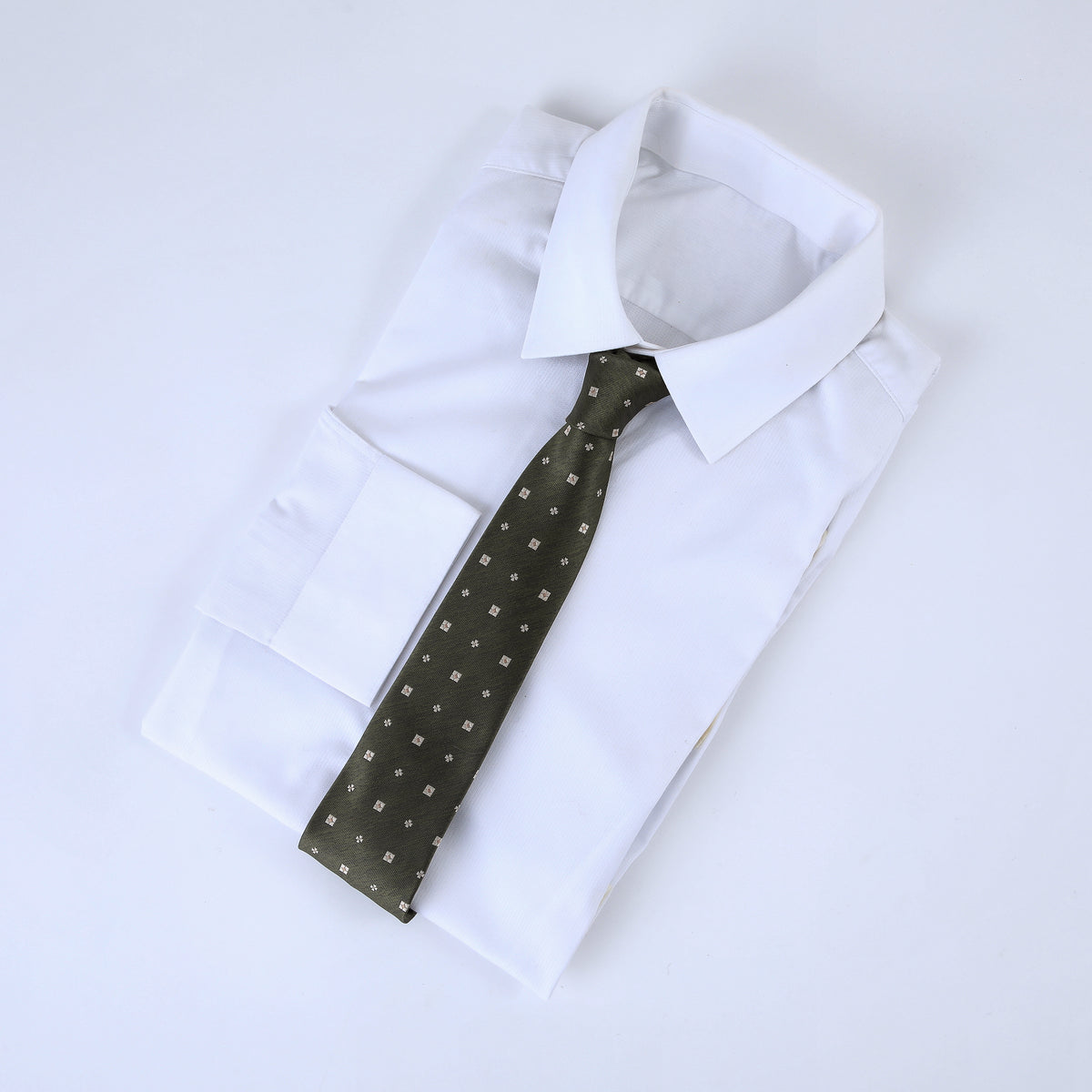 Corbata Verde Musgo Diseño