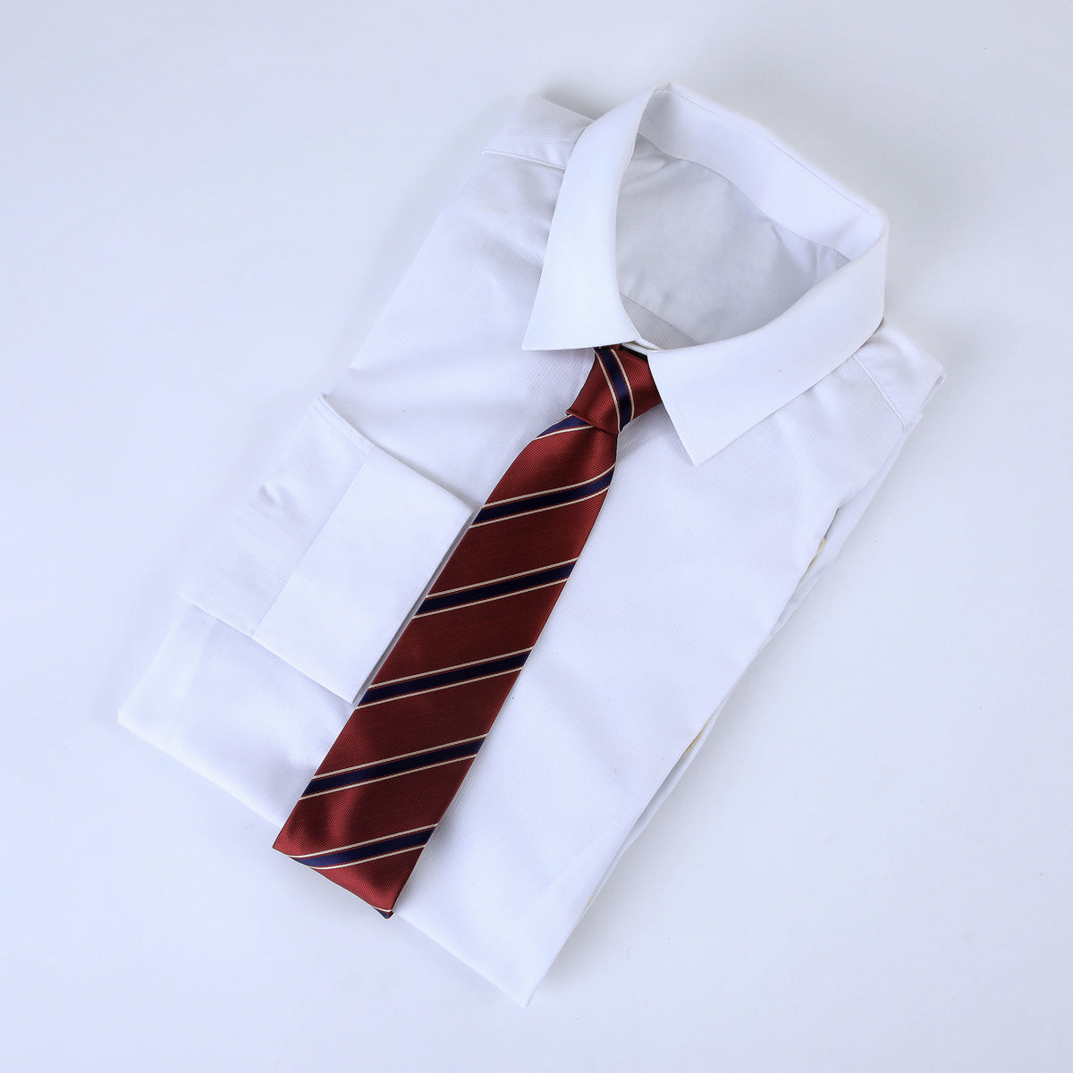Corbata Burdeo Rayas Azules