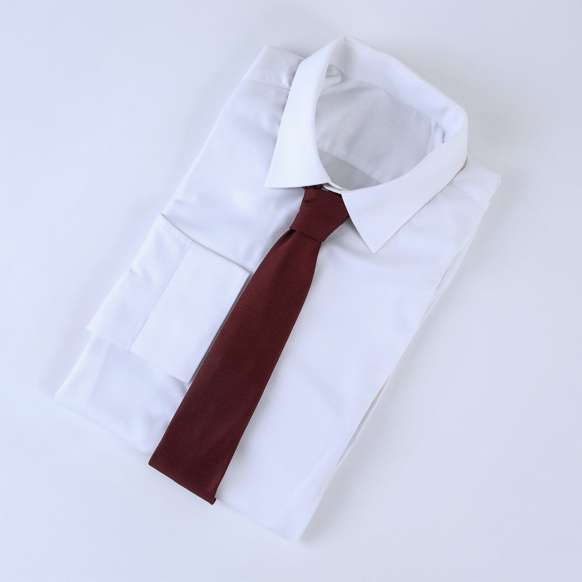Corbata Burdeo Texturizada