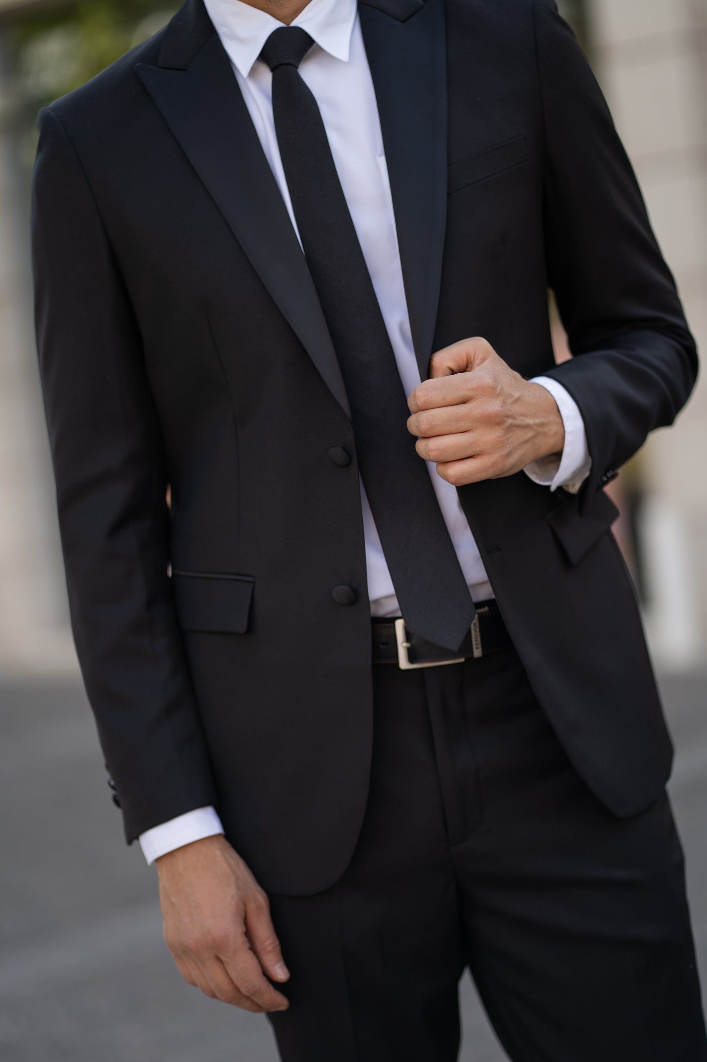 Esmoquin Slim Fit Dos Piezas Negro