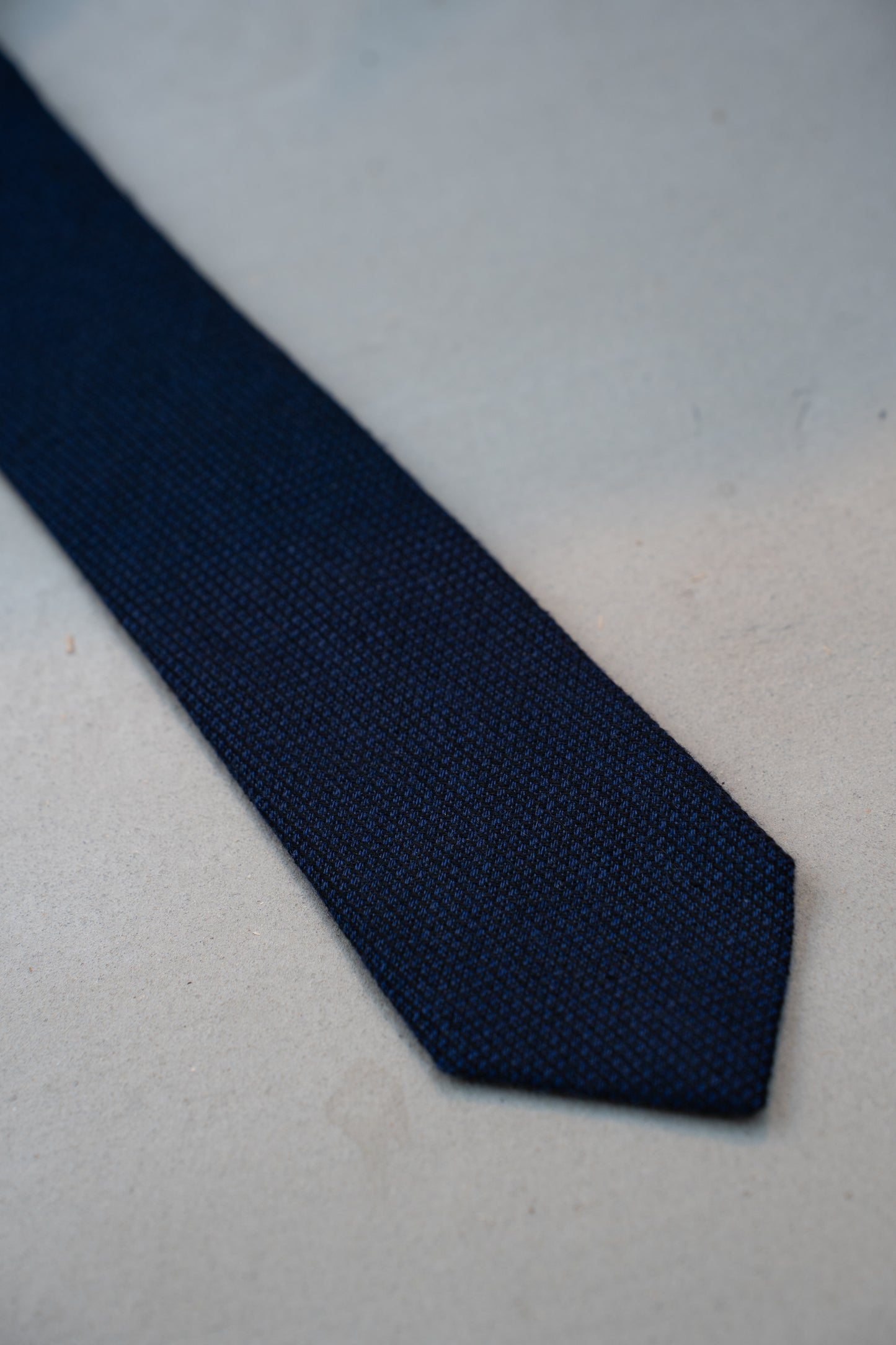 Corbata Azul Marino Texturizada