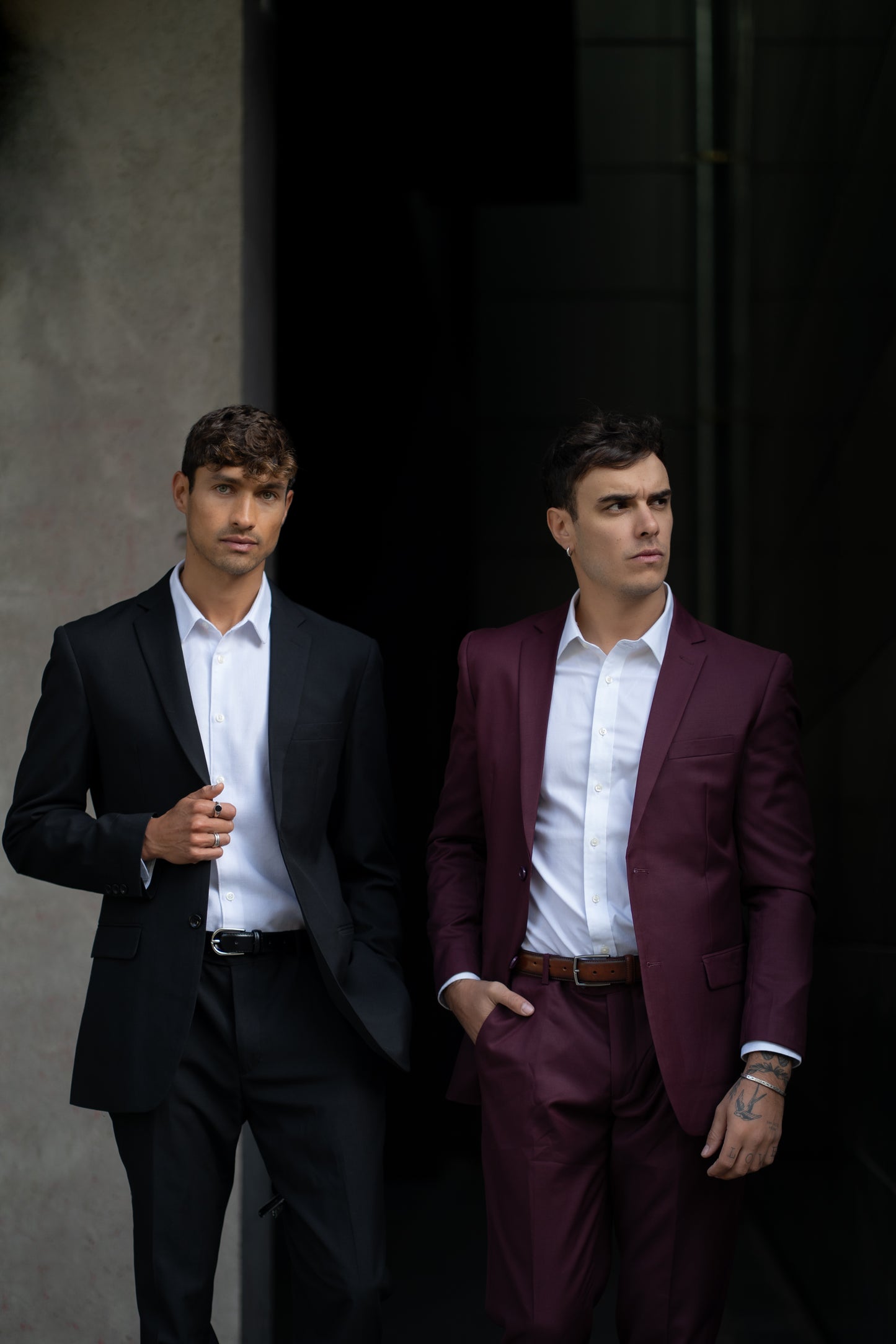 Traje Slim Fit Dos Piezas Negro