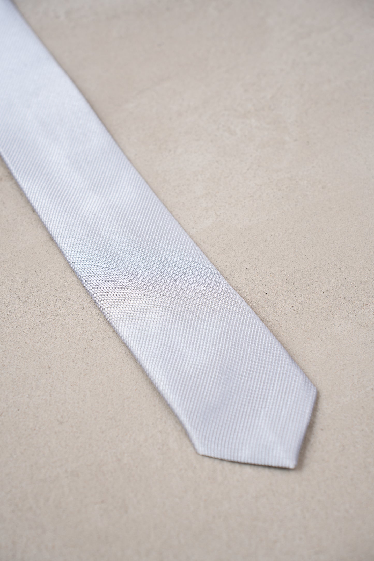 Corbata Plateado Satín