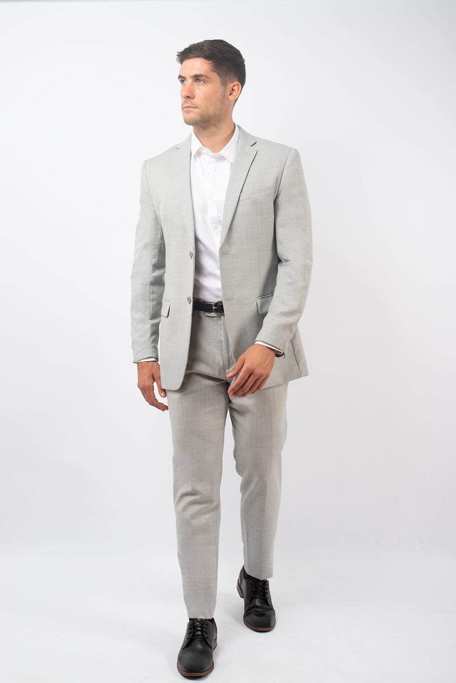 Traje Slim Fit Dos Piezas Gris