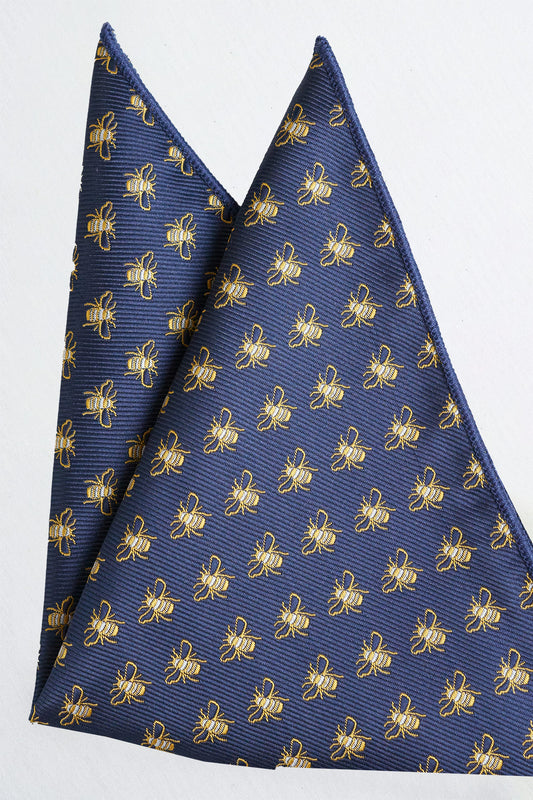 Pañuelo Azul Abejas