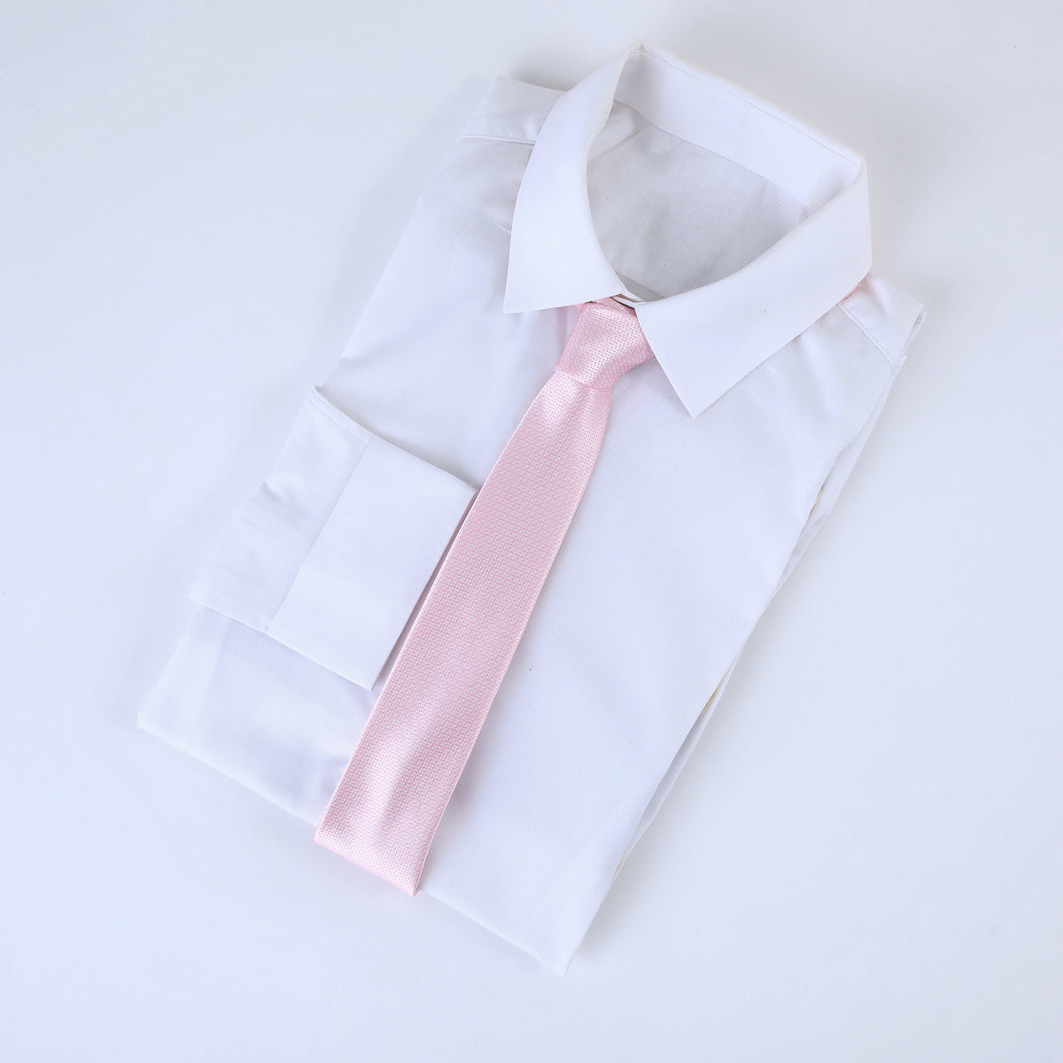 Corbata Rosada Punteada