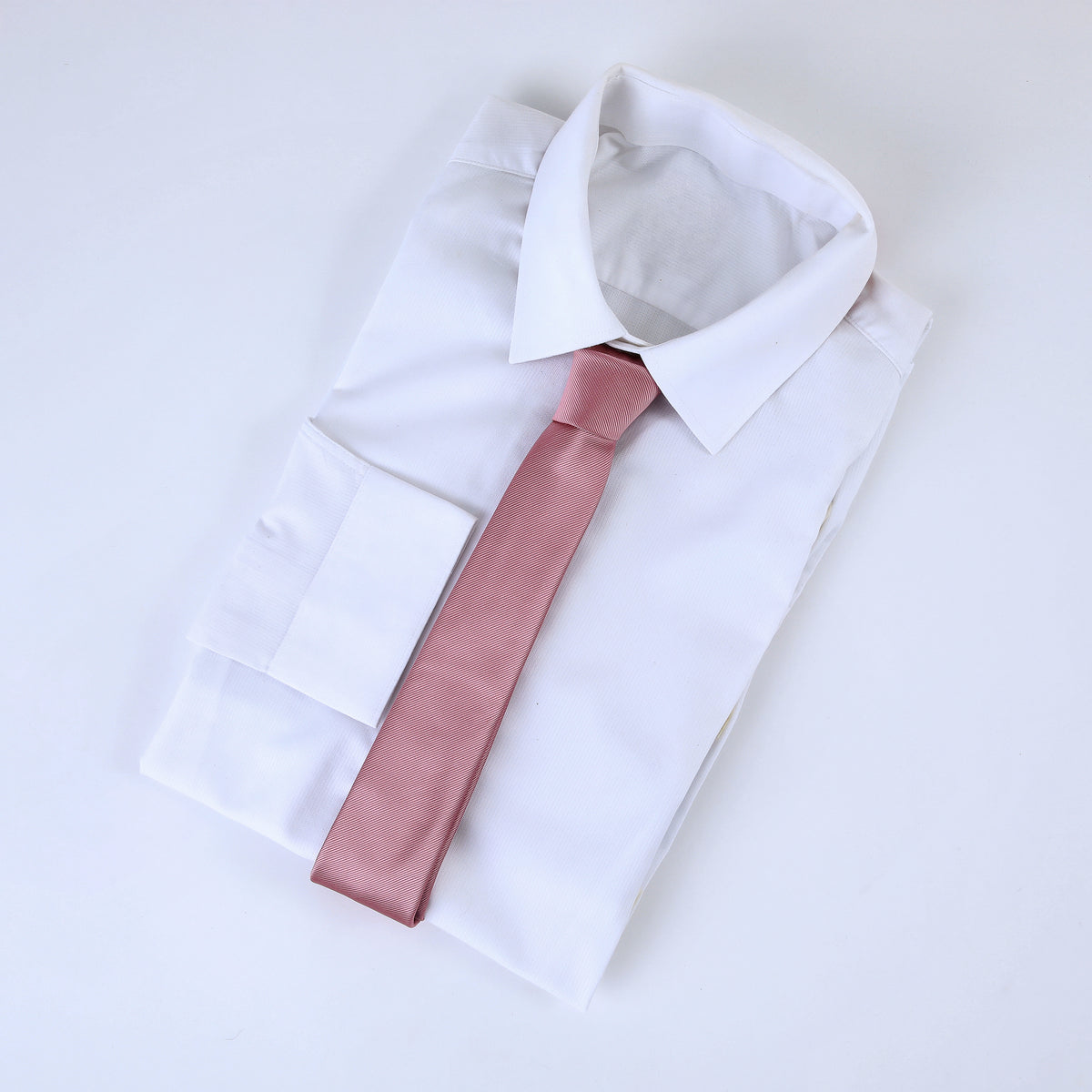 Corbata Rosa Palo Satín