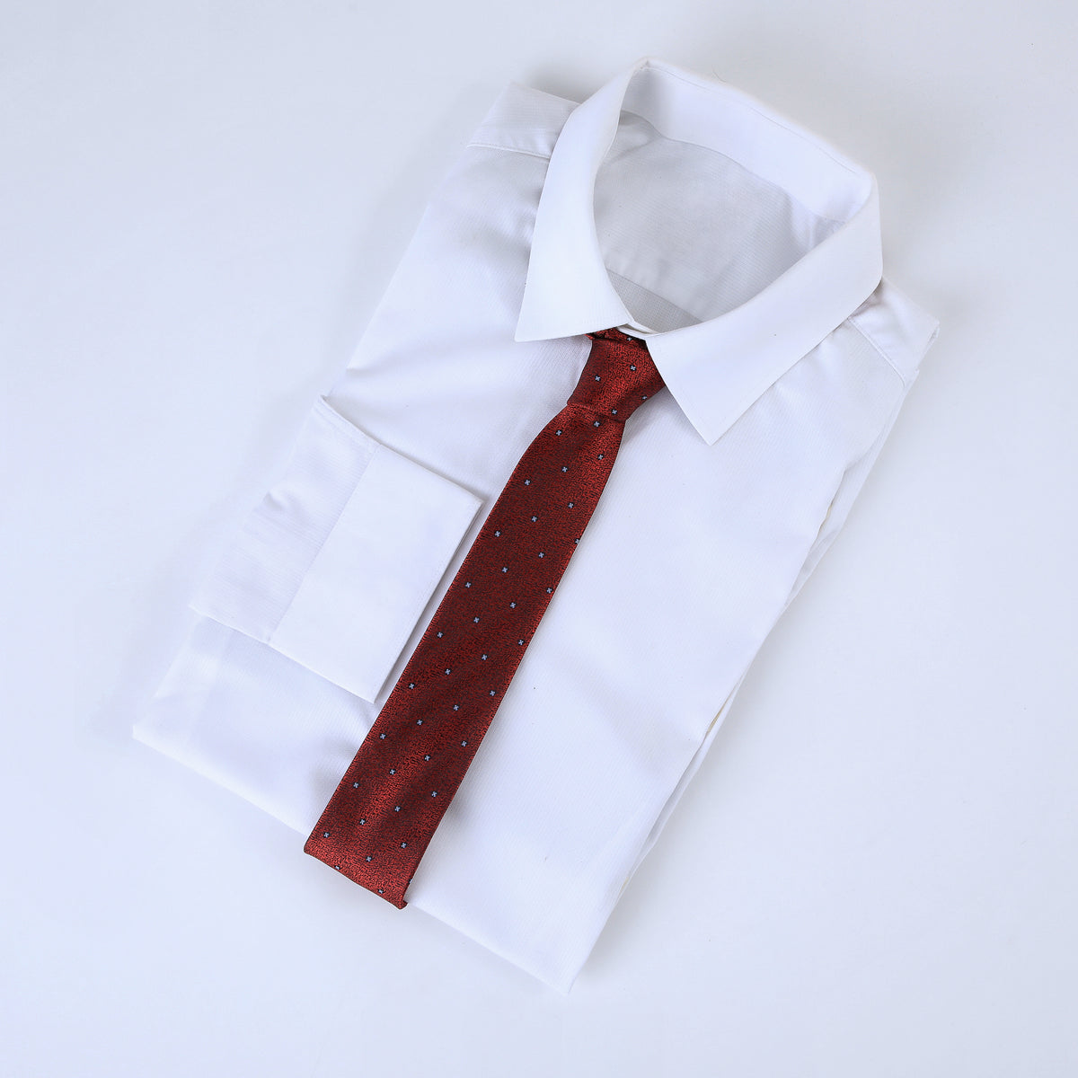 Corbata Roja Texturizada