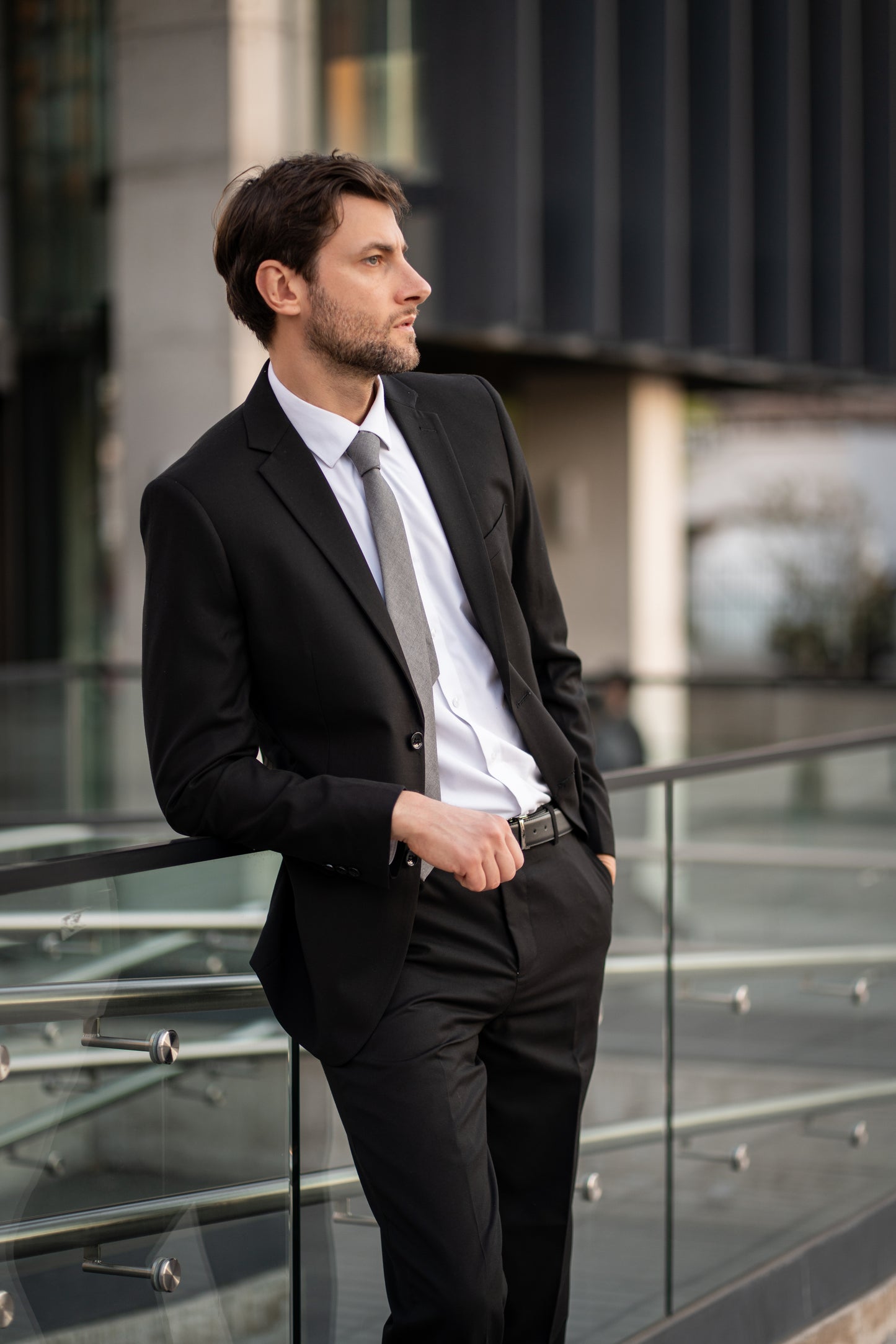 Traje Dos Piezas Negro