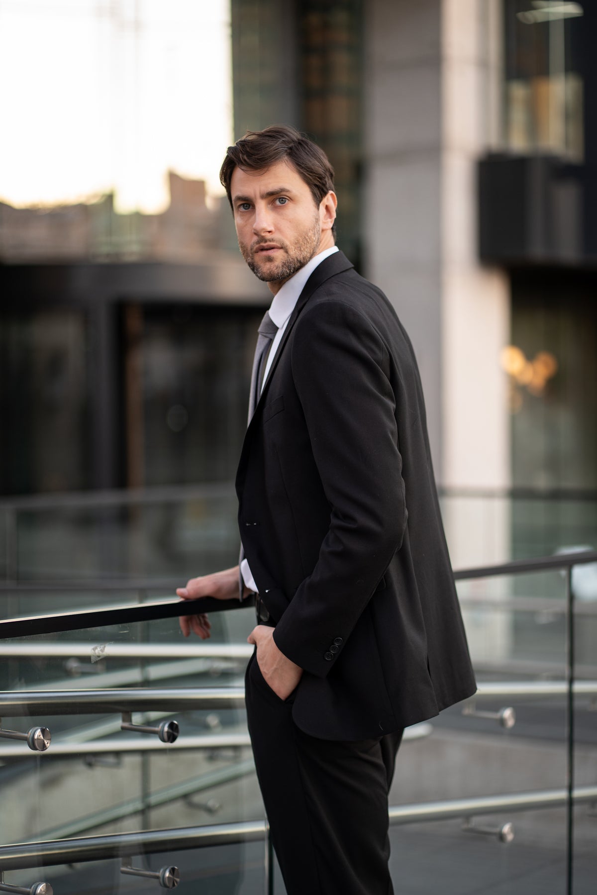 Traje Dos Piezas Negro