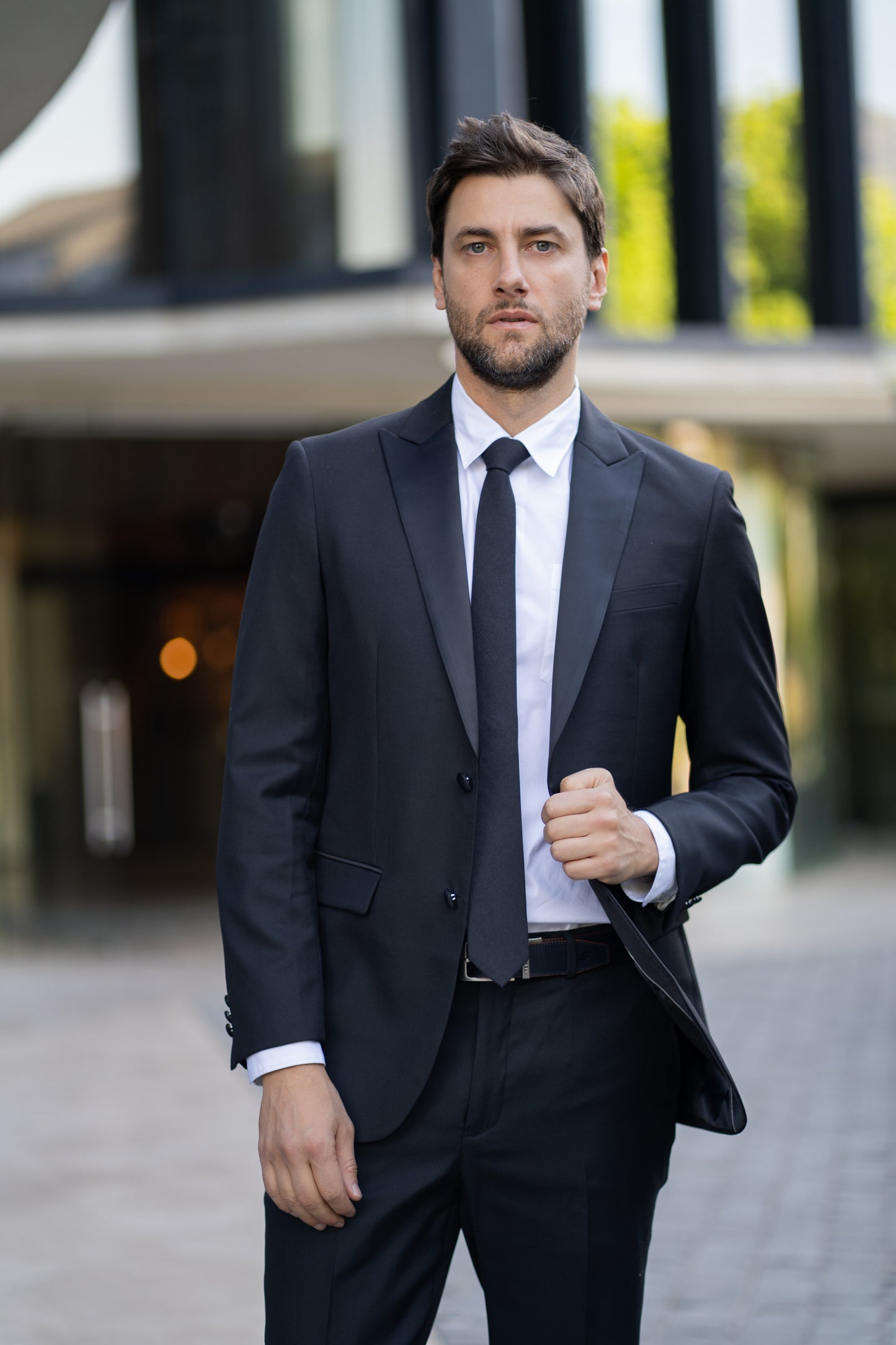 Esmoquin Slim Fit Dos Piezas Negro