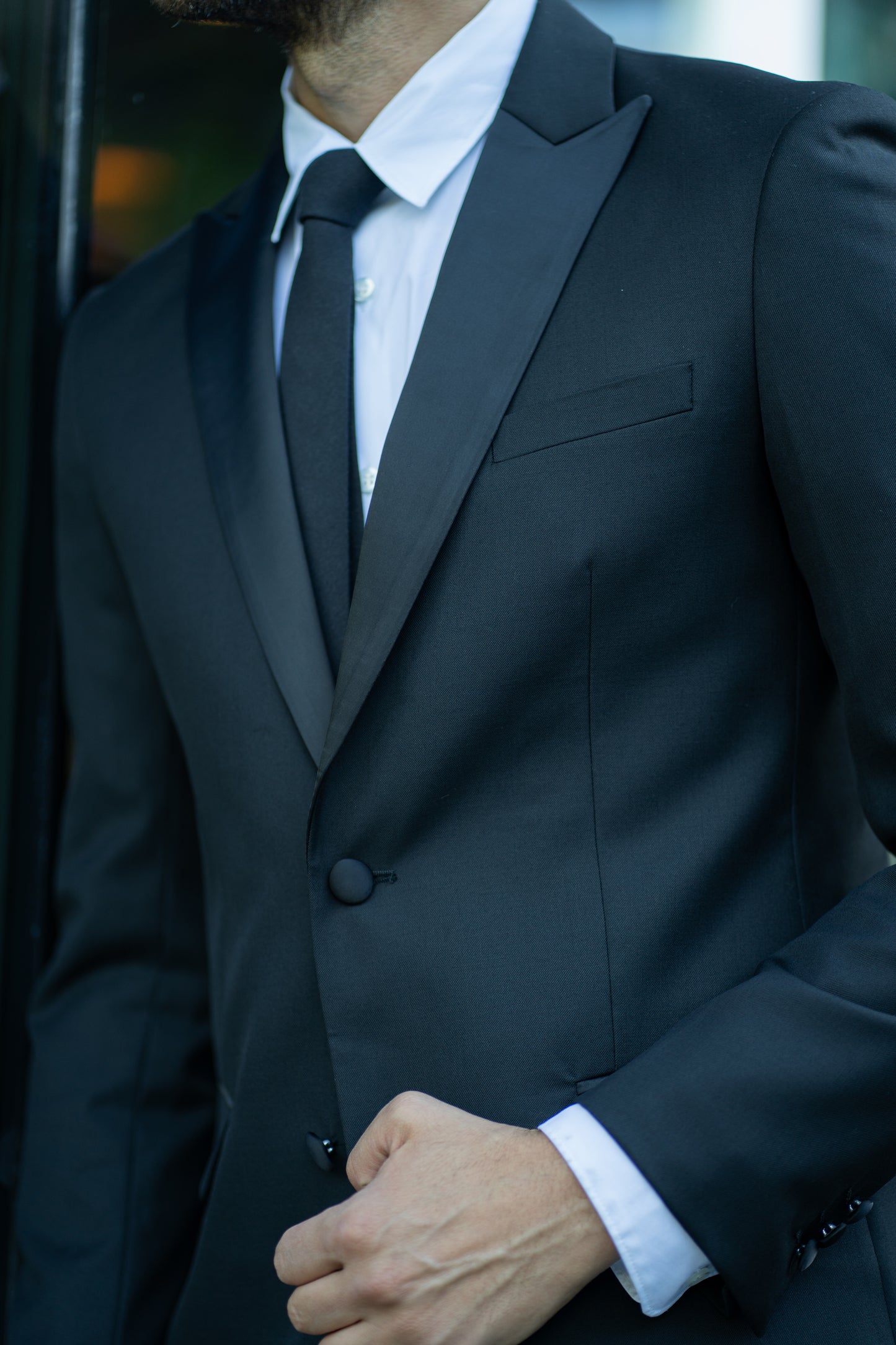 Esmoquin Slim Fit Dos Piezas Negro