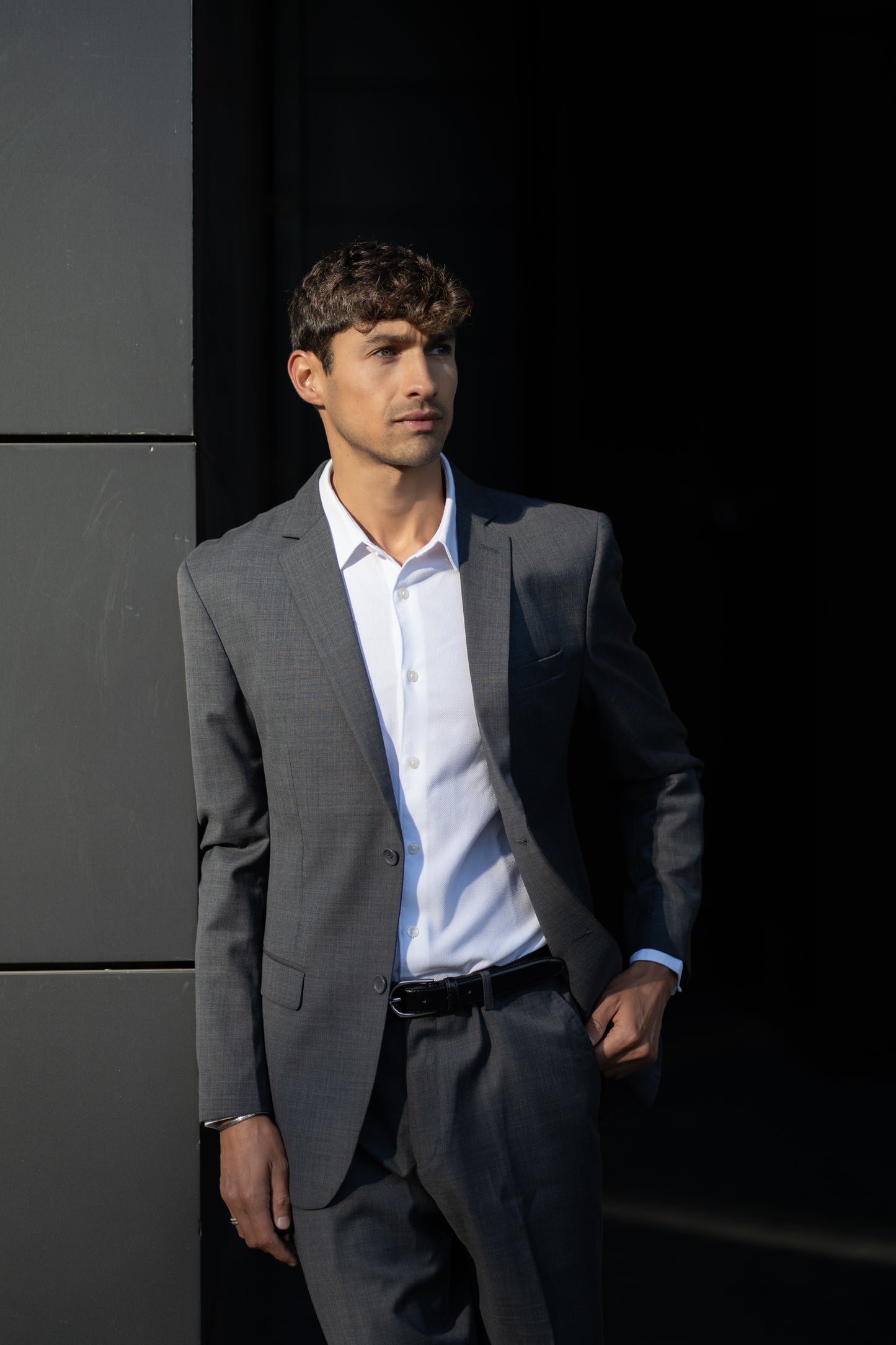 Traje Slim Fit Dos Piezas Marengo