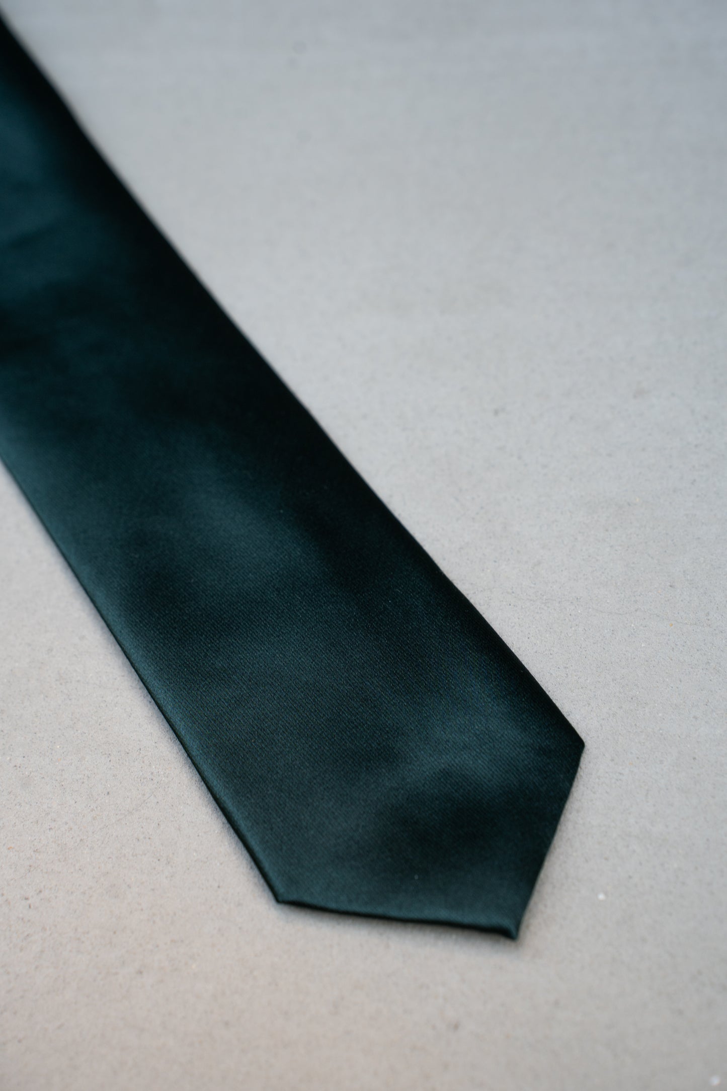 Corbata Verde Satinado