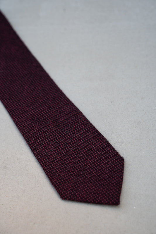 Corbata Burdeo Texturizada
