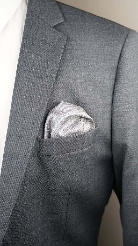 Pañuelo Plateado Flores