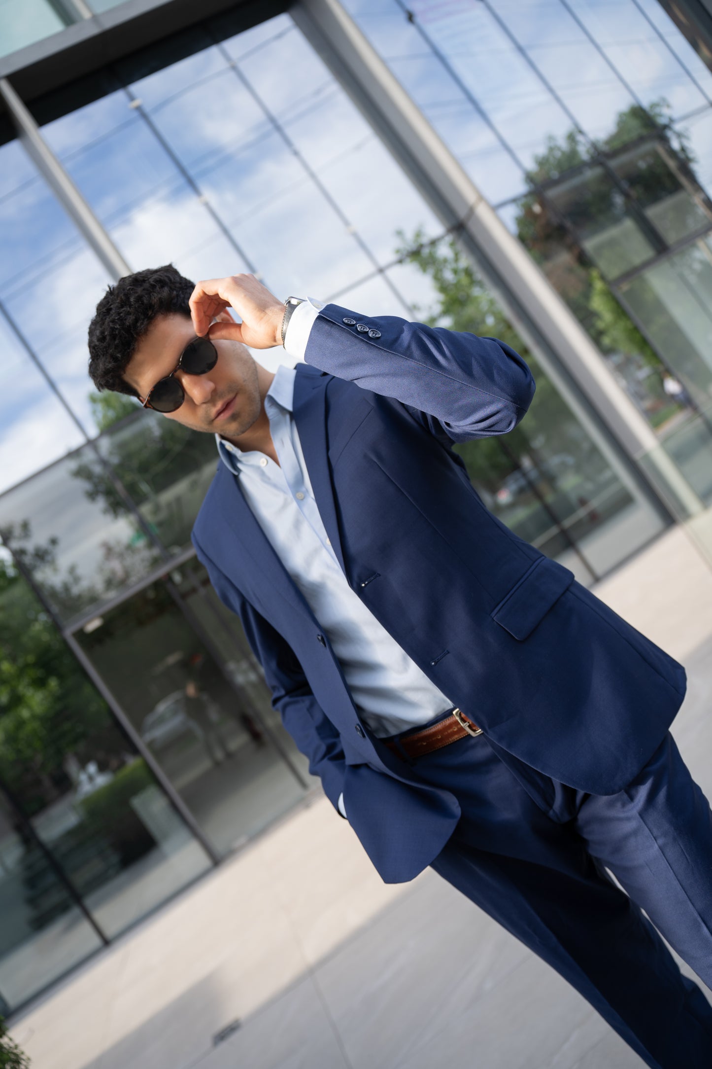Traje Slim Fit Dos Piezas Azul