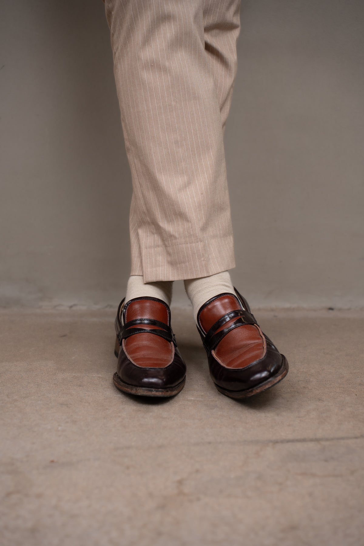 Calcetines Beige Algodón