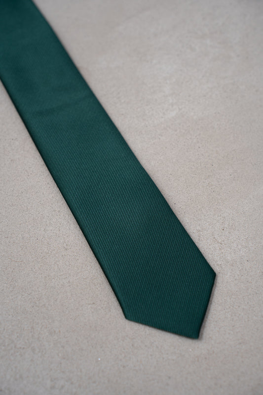 Corbata Verde Satinado