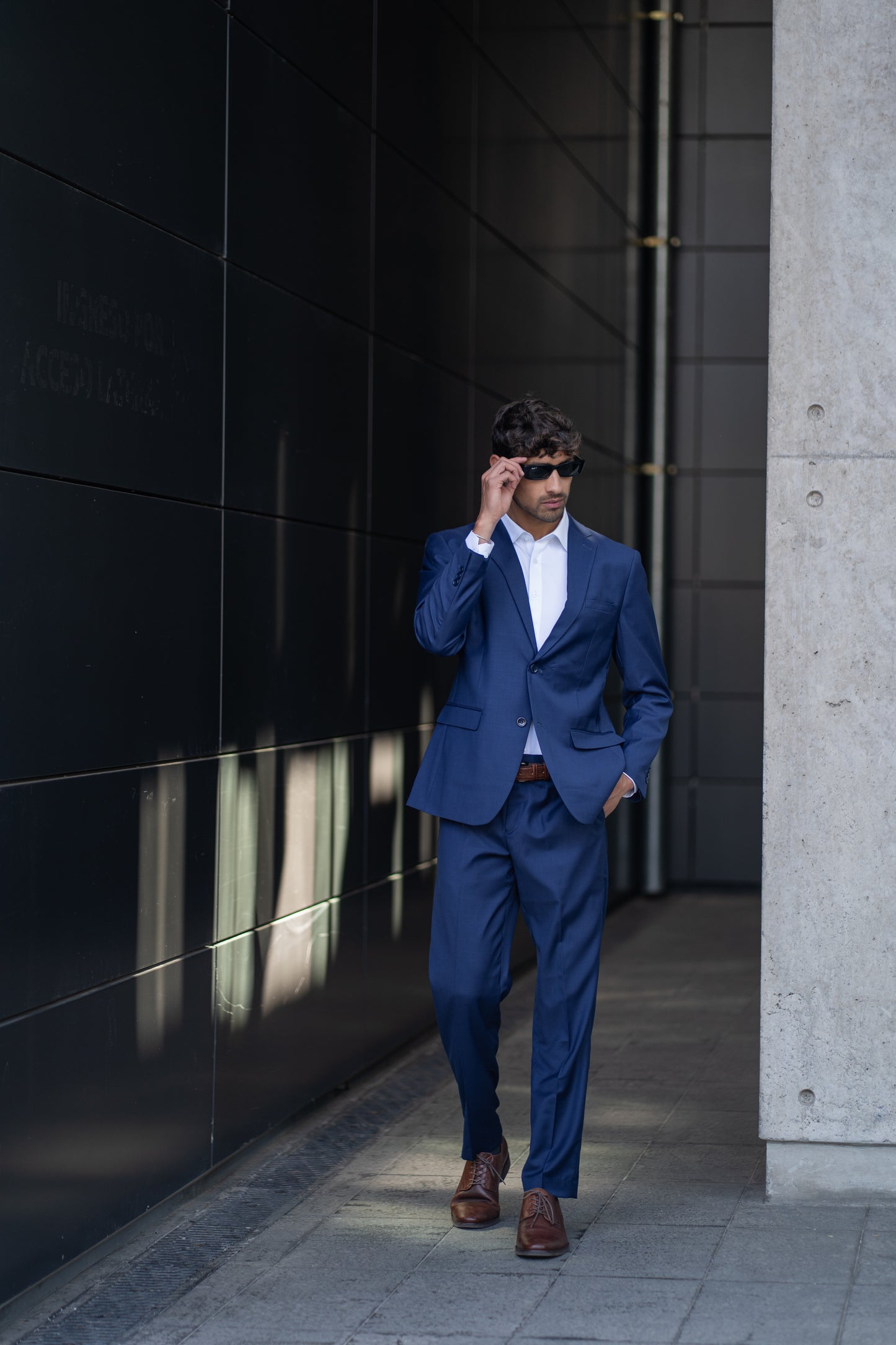 Traje Slim Fit Dos Piezas Azul