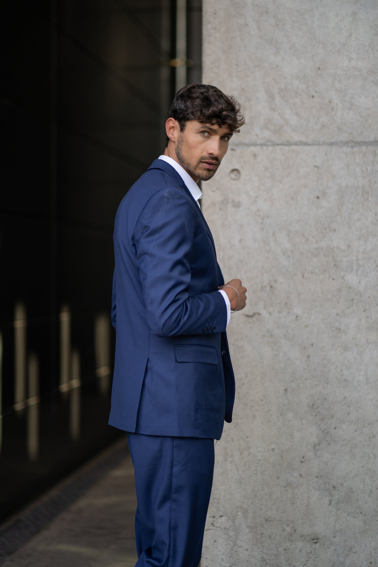 Traje Slim Fit Dos Piezas Azul