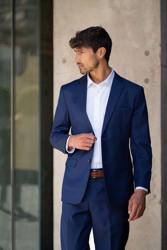 Traje Slim Fit Dos Piezas Azul