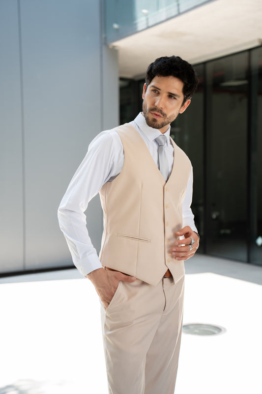 Gilet Beige