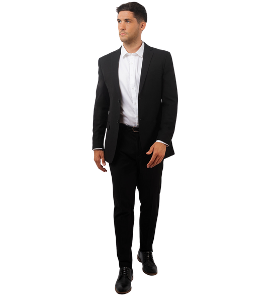 Traje Slim Fit Dos Piezas Negro