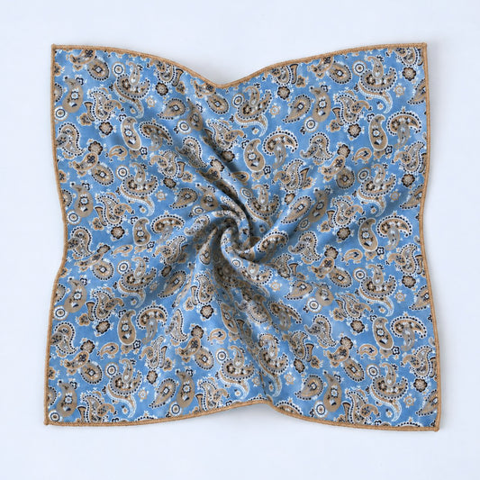 Pañuelo Celeste Beige