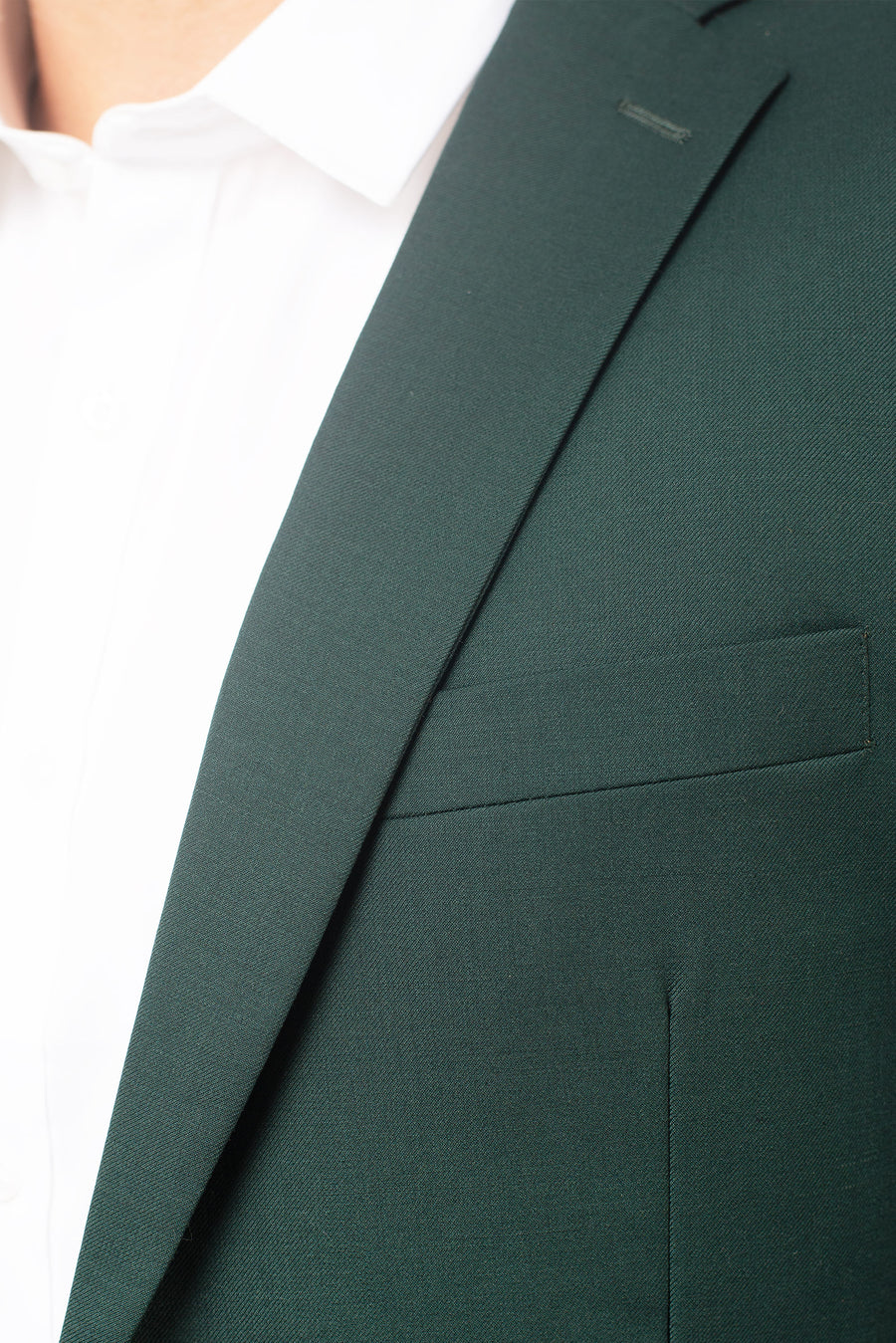 Traje Slim Fit Dos Piezas Verde Bosque