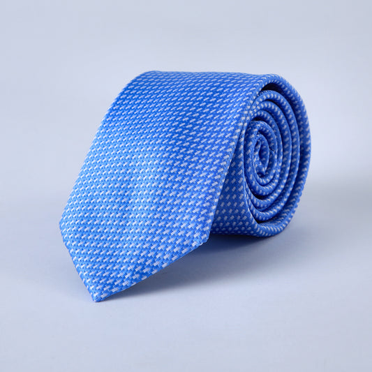 Corbata Celeste Punteada