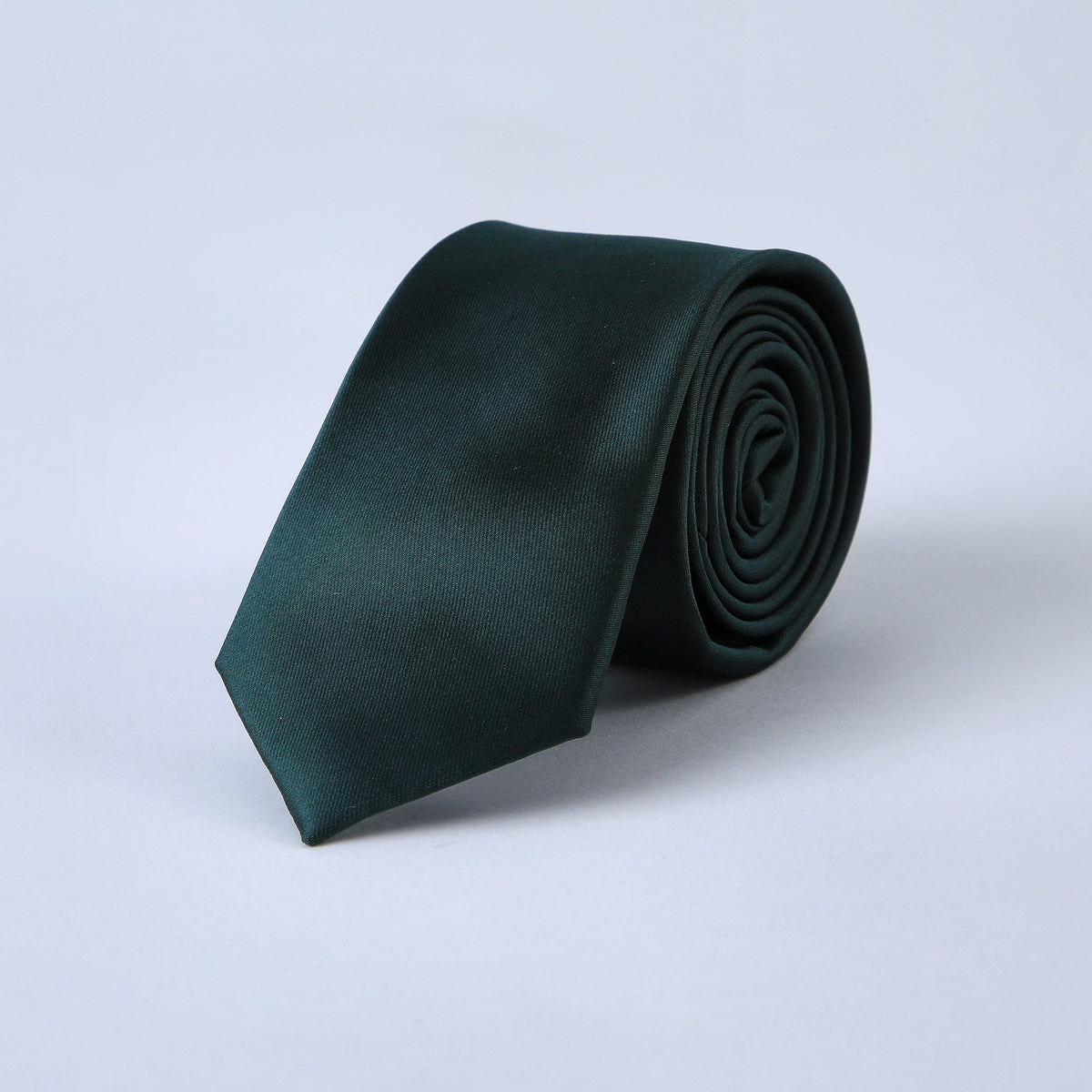 Corbata Verde Bosque Satinado