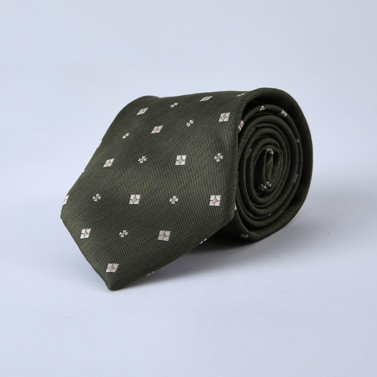 Corbata Verde Musgo Diseño