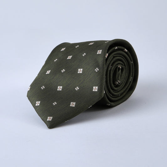 Corbata Verde Musgo Diseño