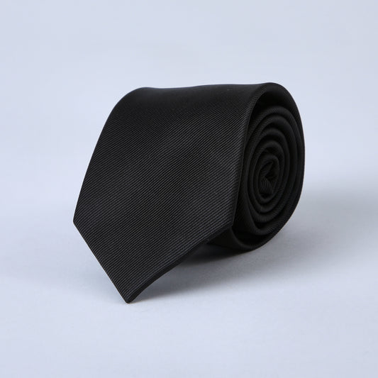 Corbata Negra Satinada