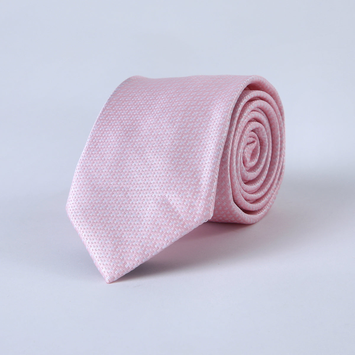 Corbata Rosada Punteada