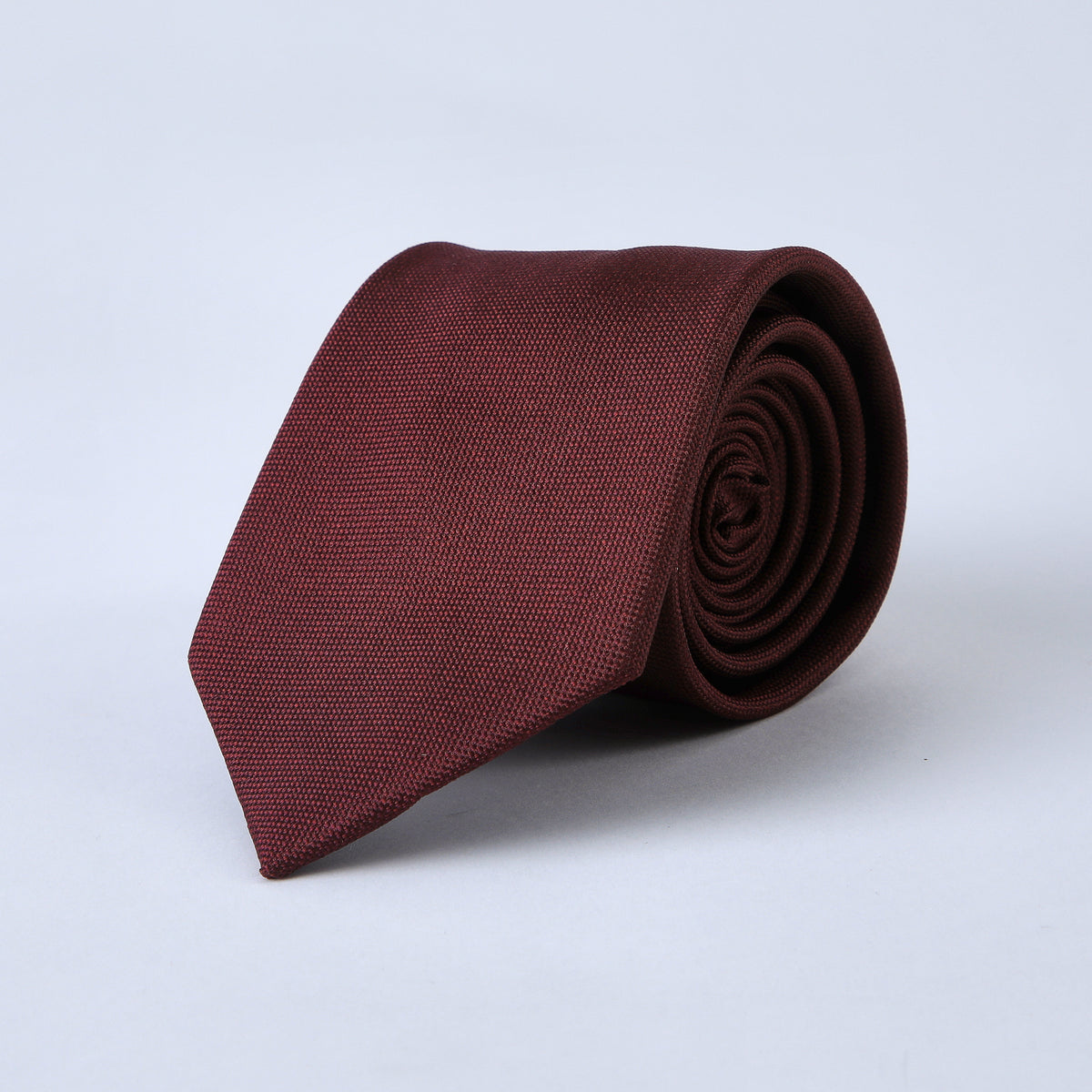 Corbata Burdeo Texturizada